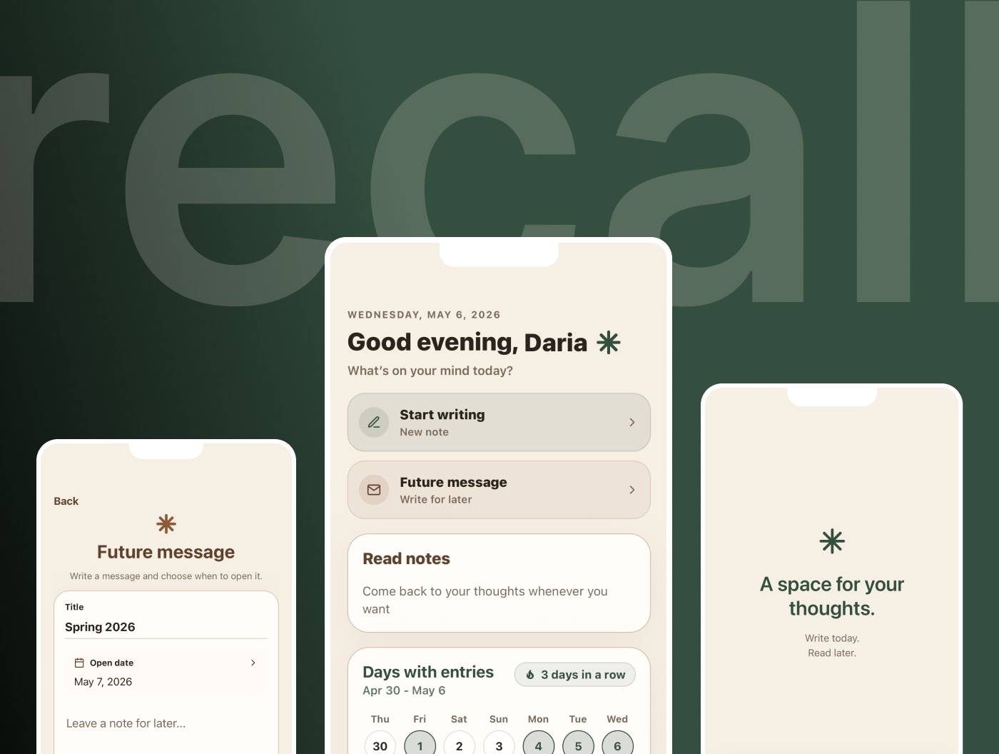 Recall app cover